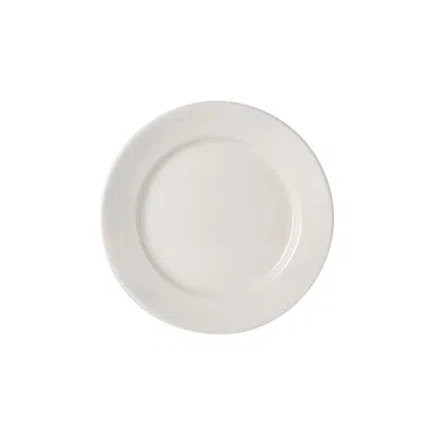 Tuxton Columbia Plate 7-3/8", 36 Pieces In White