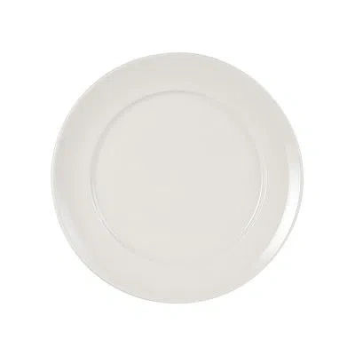 Tuxton Commercial Dishwasher Safe 11.5'' Porcelain China Dinner Plate , Set Of 12 In Eggshell