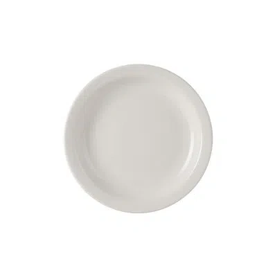 Tuxton Commercial Dishwasher Safe 7.25'' Porcelain China Salad Or Dessert Plate , Set Of 36 In Porcelain White