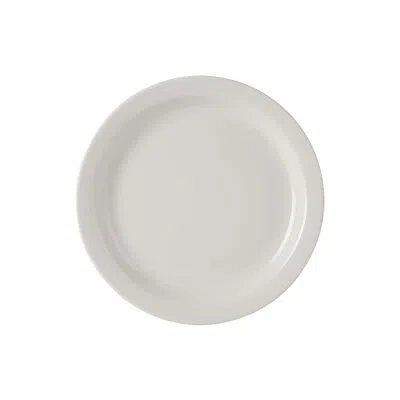 Tuxton Commercial Dishwasher Safe 9'' Porcelain China Salad Or Dessert Plate , Set Of 24 In White
