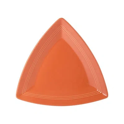 Tuxton Concentrix 12-1/2-inch Triangle Plate In Orange