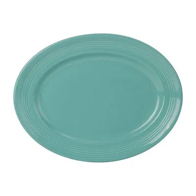 Tuxton Concentrix 13-3/4-inch X 10-1/2-inch Oval Platter In Cobalt