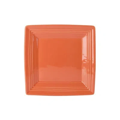 Tuxton Concentrix 8-1/2-inch Square Plate In Orange