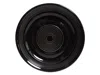 Tuxton Concentrix Plate 10-1/2", 12 Pieces In Black