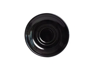 Tuxton Concentrix Saucer 6", 24 Pieces In Black