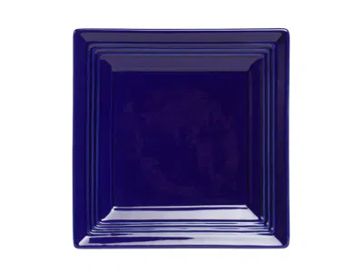 Tuxton Concentrix Square Plate 8-1/2", 12 Pieces In Blue