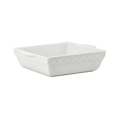 Tuxton Displaytux Casserole Square 3-1/4qt 12"(10" W/o Handle)x10"x3" In Bright White