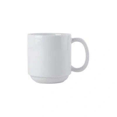 Tuxton Duratux 11-ounce Stackable Yukon Mug In Porcelain White