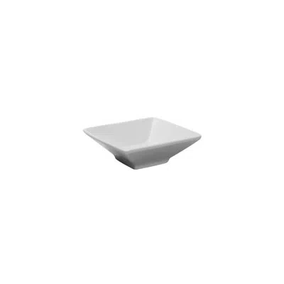Tuxton Duratux 6.5 Oz. Square Soup Bowl Set Of 24 In Porcelain White