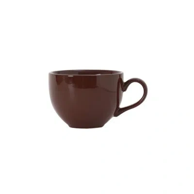 Tuxton Duratux Cappuccino Cup In Mahogany