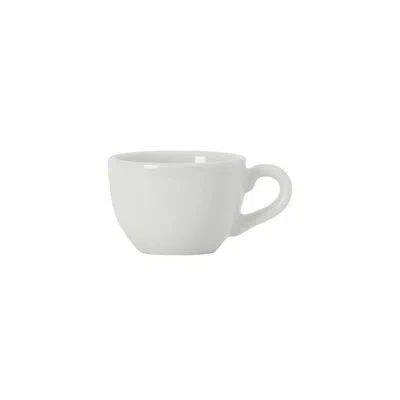 Tuxton Duratux Cappuccino Cup In Porcelain White