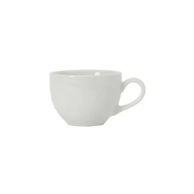 Tuxton Duratux Cappuccino Cup In Porcelain White