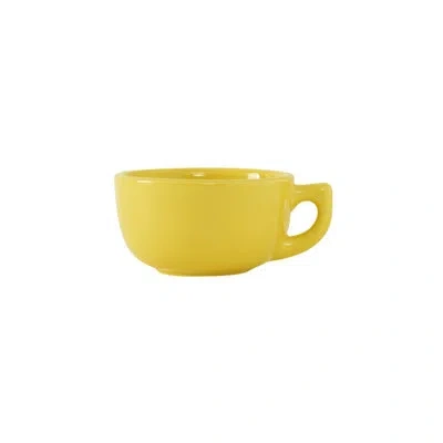 Tuxton Duratux Cappuccino Cup In Saffron Yellow