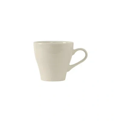 Tuxton Duratux Europa Coffee Mug In Eggshell White