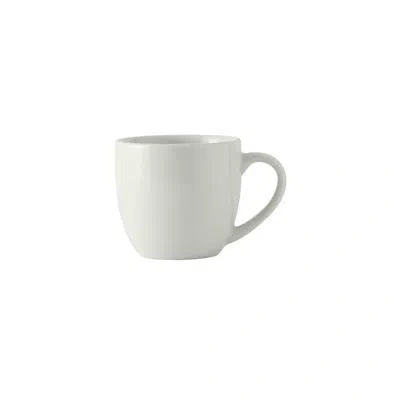 Tuxton Duratux Milano Coffee Mug In Porcelain White