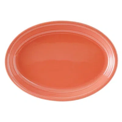 Tuxton Duratux Platter In Blush Pink