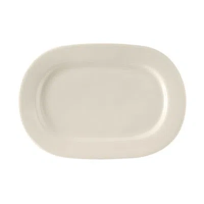 Tuxton Duratux Platter In Eggshell White