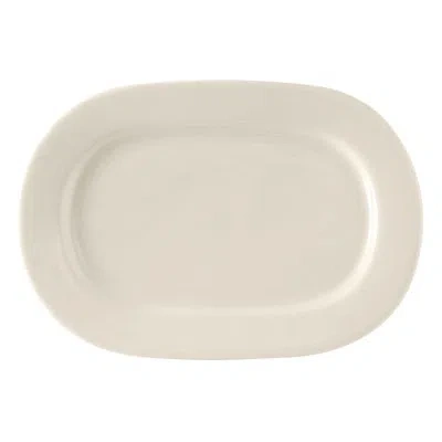 Tuxton Duratux Platter In Eggshell White
