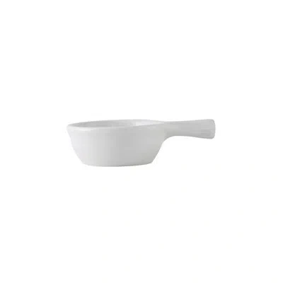Tuxton Duratux Round French Casserole In Porcelain White