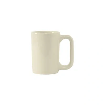 Tuxton Duratux Vista Coffee Mug In Eggshell White