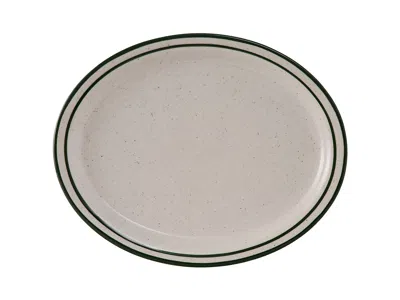 Tuxton Emerald Oval Platter 11-1/2"x9-1/8", 12 Pieces In Neutral