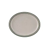 Tuxton Emerald Platter In Eggshell,green