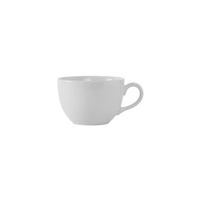 Tuxton Florence Round Coffee Mug In Porcelain White