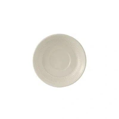 Tuxton Hampshire 6" Saucer In Eggshell White