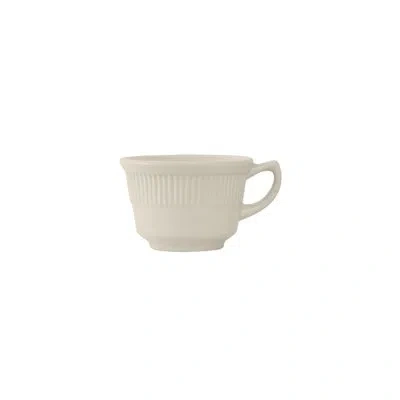Tuxton Hampshire Coffee Mug In Eggshell White