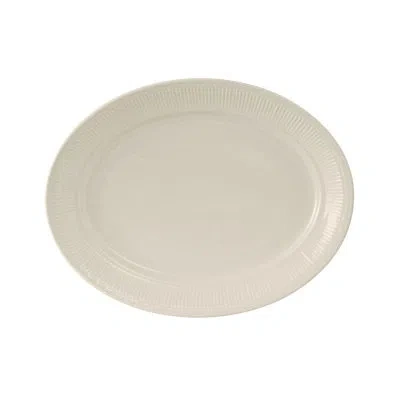 Tuxton Hampshire Platter In Eggshell White