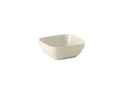 Tuxton Healthcare Square Dish 5-1/2oz 3-1/2"x1-3/8", 48 Pieces In Neutral