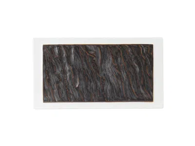 Tuxton Kona Rectangular Plate 10"x5-1/2", 6 Pieces