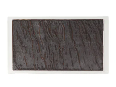 Tuxton Kona Rectangular Plate 14"x8", 6 Pieces