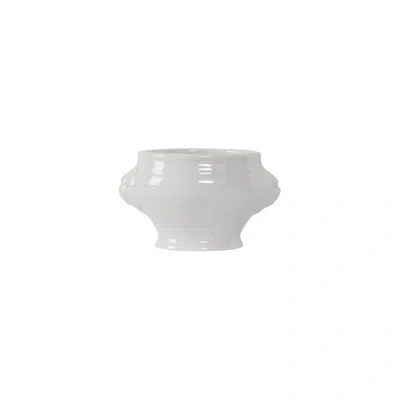 Tuxton Linx Lion Head 8 Qt. Tureen In Porcelain White