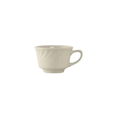 Tuxton Meridian Coffee Mug In Eggshell White