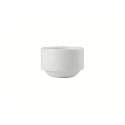 Tuxton Modena 1.5-ounce Porcelain China Stackable Ramekin Set In Pearl White