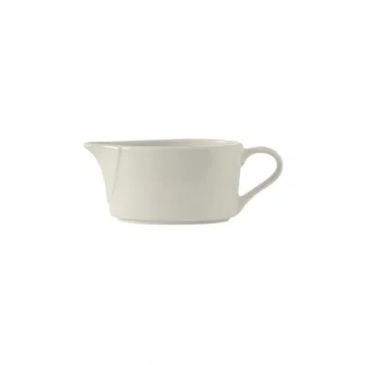Tuxton Modena Gravy Boat 6 Piece Set In White;pearl