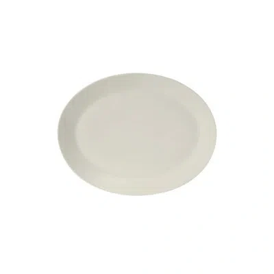 Tuxton Modena Platter In Pearl White