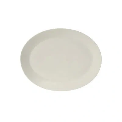 Tuxton Modena Platter In Pearl White