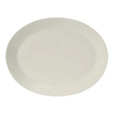 Tuxton Modena Platter In White;pearl