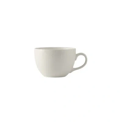 Tuxton Modena Round Coffee Mug In White;pearl