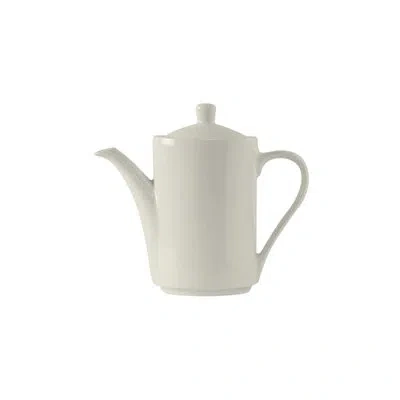 Tuxton Modena Teapot In Pearl White