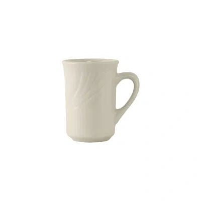 Tuxton Monterey Coffee Mug In Eggshell White
