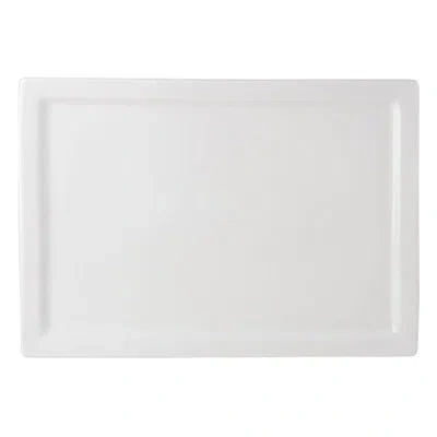 Tuxton Napa 15-1/2-inch X 11-inch Rectangular Plate In White