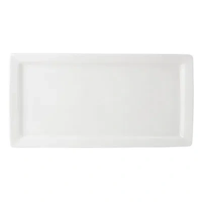 Tuxton Napa 15-1/2-inch X 8-inch Rectangular Plate In White