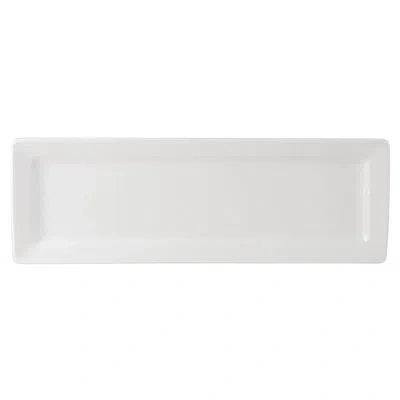 Tuxton Napa 16-inch X 5-1/2-inch Rectangular Plate In Pearl White
