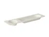 Tuxton Napa 2 Compartment Plate 13-1/2"x3-7/8"x1-1/8", 12 Pieces