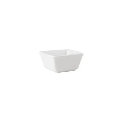 Tuxton Napa 3-ounce Square Ramekin In Pearl White