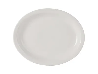 Tuxton Nevada Oval Platter 11-3/8", 12 Pieces In White