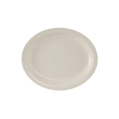 Tuxton Nevada Platter In Eggshell White